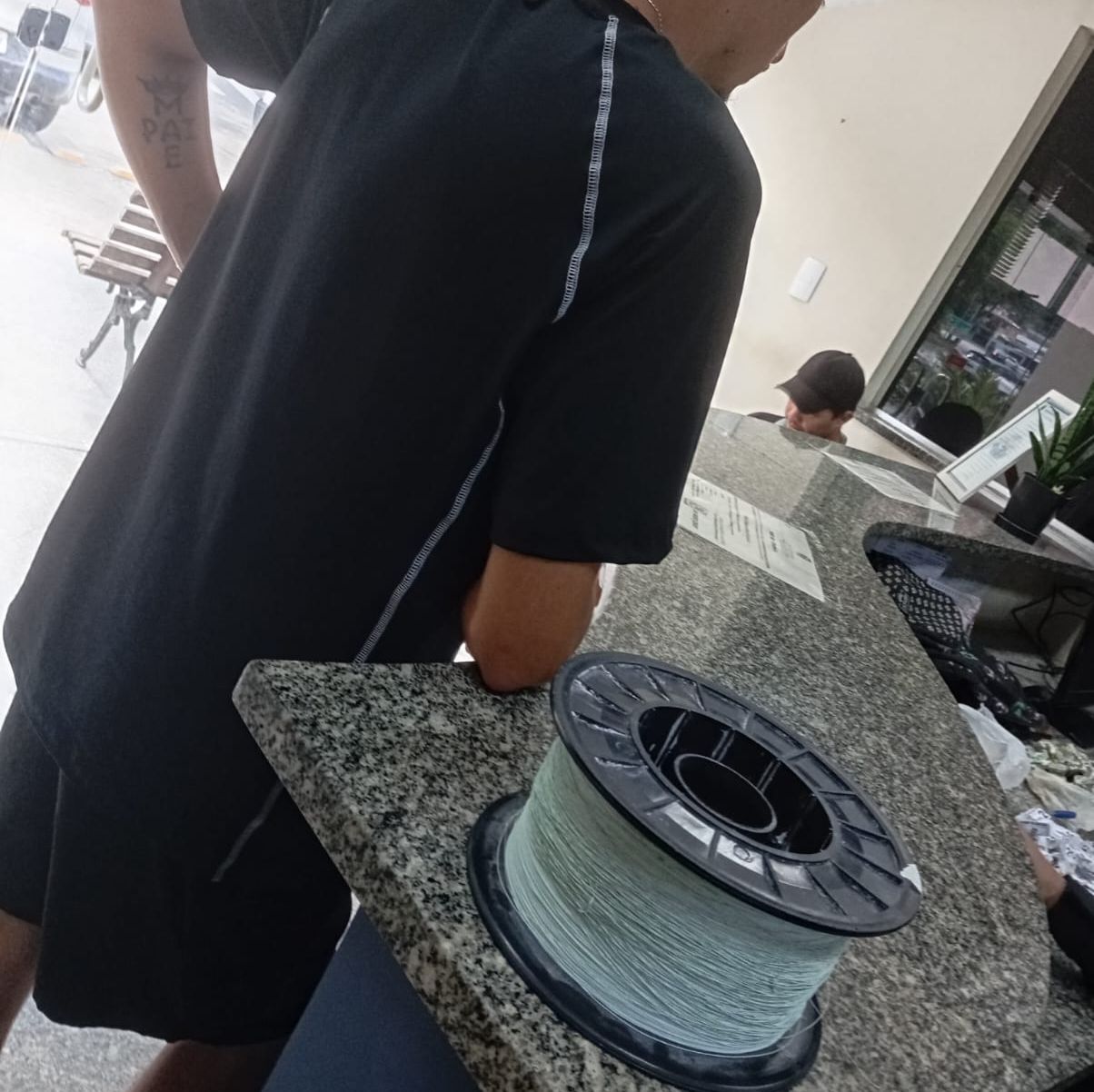 Guarda Civil apreende linha chilena em Itaipava e conduz homem à delegacia