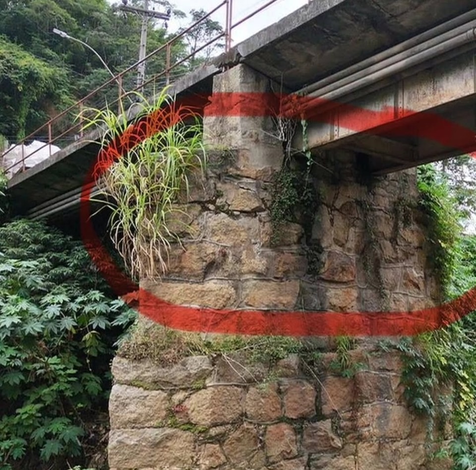 Ônibus não vão mais passar pela Ponte do Arranha-céu em Itaipava.