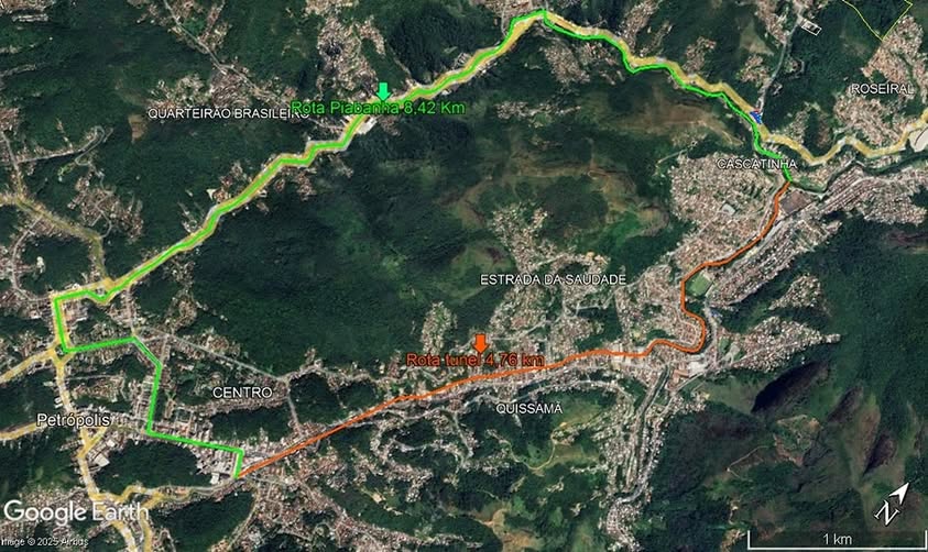 População dos Distritos aguarda novas providências. Reforma do túnel