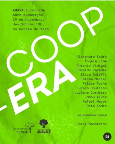 Exposição coletiva no coreto do Vale das Videiras