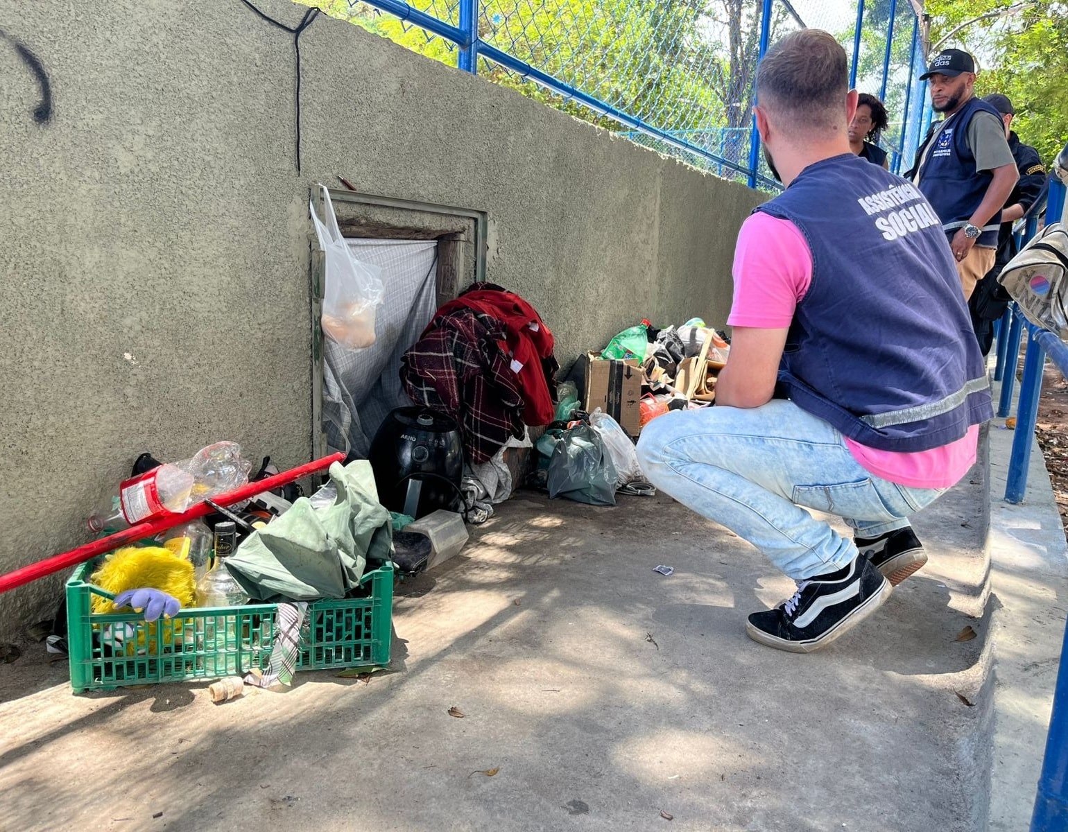 Cascatinha e Centro recebem ações de zeladoria urbana.