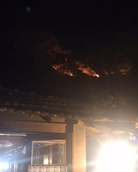 Fogo na mata assusta moradores no Taquaril.