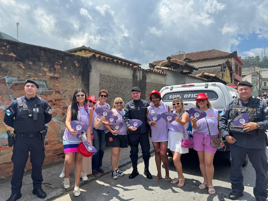 Segurança garantida no Carnaval.