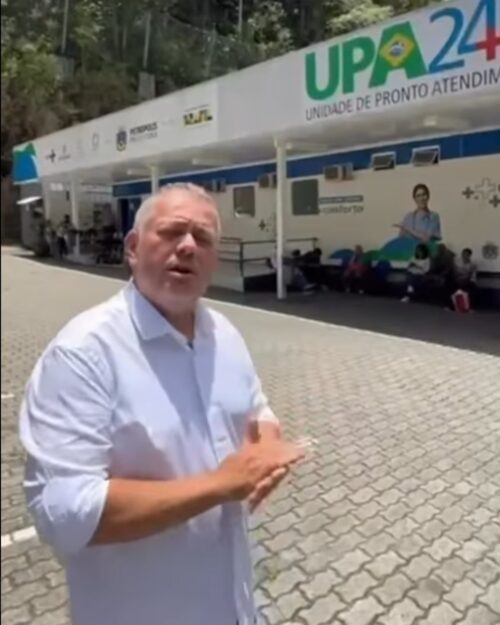 Vereador Junior Coruja visita as UPAs e UBS para fiscalizar o atendimento.