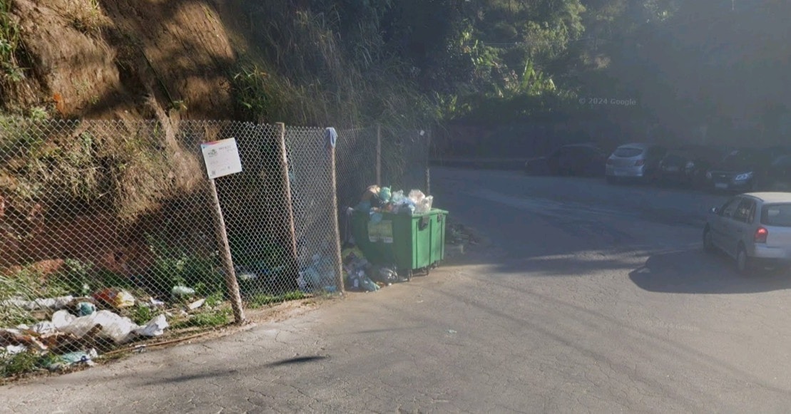 Cães mutilados, desovados em lixeira na Estrada da Saudade.